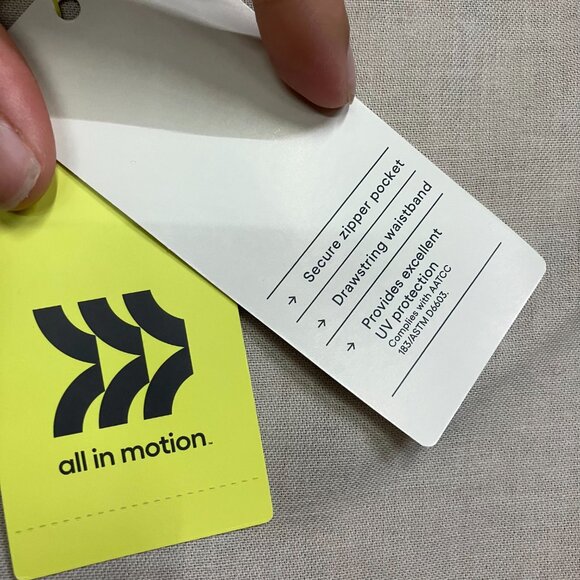 All In Motion Men's XXL Khaki Ripstop Pants Drawstring Quick Dry Elastic Waist - Picture 3 of 11